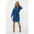 EsQualo Dress Denim Oversized Jeans Blue