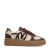 Manfield suède sneakers beige/bordeaux