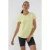 Dames Effen Korte Mouwen Rondhals T-Shirt