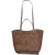 Notre-V Schoudertassen Martha Suede Taupe – One size
