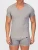 zd ZERO DEFECTS Onderhemd ‘V-Neck T-Shirt Egiptian Cotton’  grijs