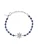 Breil Armband ‘Soundwave’  donkerblauw / zilver