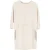 Stella McCartney Krista mini-jurk met cape-effect en franjes in witte viscose