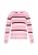 usha BLUE LABEL Trui  grijs / rosa / pitaja roze / wit