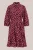 WE Fashion – Dames jurk met strikceintuur – Regular fit – Rood –