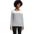 SOLS Dames/Dames Matelot Gestreept T-shirt Met Lange Mouwen (Wit)