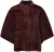 Rino & Pelle Cape Dewi Kunstbont Bordeaux Rood dames