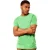 Gant heren T-shirt met ronde hals en contrasterend logo – Groen