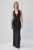 TRENDYOLMİLLA Dames Zwart Effen Maxi Mouwloos Recht Avond & Gala Jurk
