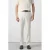 Mango Man slim fit chino met linnen – naturel/wit