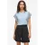 VILA katoenen regular fit top – lichtblauw