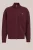 WE Fashion – Heren relaxed fit vest van interlock met embroidery – Relaxed Fit – Donkerrood – Katoen –