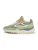 Floris van Bommel Sneakers laag ‘Treni 01’  beige / lichtgroen / zilver / wit