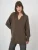 Oversized kasjmiermix trui met polokraag