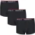 Reebok Heren Redgrave Sport Boxershorts (Set van 3) (Zwart)