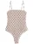 Next Badpak  lichtbeige / oranje / rood