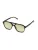 Kapten & Son Zonnebril ‘Zurich Oversize Dark Tortoise Green’  kastanjebruin / appel / zwart