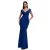 Damesjurk met plooi Goddiva Bardot Maxi