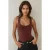 Halsloze Mouwloze Slanke Gebreide Tanktop