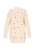 MYMO Gebreide jurk  blauw / geel / lichtroze / offwhite