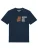 Watapparel Shirt ‘Roses Are Red’  navy / olijfgroen / oranje / wit