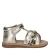 Nelson Kids leren sandalen goud