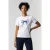Rich & Royal Slim Fit T-shirt Bow Organic White