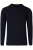 MAERZ Superwash Classic Fit Trui V-hals Marine, Effen