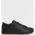Tommy Hilfiger Logo Trainers With Leather Triple Black