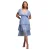Vlotte chiffon jurk vrouw Goddiva
