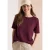 Cecil Dames Shirt in seersucker stof in Rood