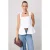 TRENDYOLMİLLA Dames Wit Effen Mouwloos Peplum Blouses
