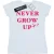 Li-cense Disney dames peter pan wordt nooit volwassen katoenen t-shirt