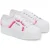 Superga 2790 Ronde Strepen Katoen Damestrainers Wit/Schaduwblauw