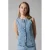 LMTD gilet light blue denim