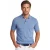 Genti polo lichtblauw effen normale fit