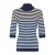 Geribde col roulé pullover voor dames CULTURE Annemette