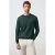 Mango Man wollen relaxed fit trui – donkergroen