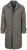 Suitable Coat Longsaddle Herringbone Bruin
