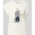 Christian Berg Woman T-shirt met gefixeerde mouwomslagen