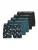 JACK & JONES Boxershorts ‘JACJAKE’  marine / navy / geel / zwart