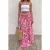 TRENDYOLMİLLA Dames Roze Bloemen Maxi A-lijn Rokken