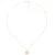 Orphelia ‘Leanna’ Dames 925 Sterling Zilveren Ketting met Hanger – Zilver/Rozenkwarts ZH-7120