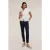 Motivi Regular Trousers With Metal Buttons Blue