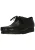 CLARKS Veterschoen ‘Wallabee Black Leather’  zwart