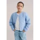WE Fashion bomberjack lente lichtblauw
