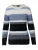 KOROSHI Trui  blauw / grijs / zwart / wit