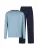 Phil & Co. Berlin Pyjama lang ‘Fashionable’  blauw