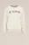 WE Fashion – Dames sweater met embroidery – Regular fit – Beige – Katoen –