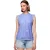 Pieces Damesblouse met kant, hoge hals, normale pasvorm en zonder mouwen (Hortensia)